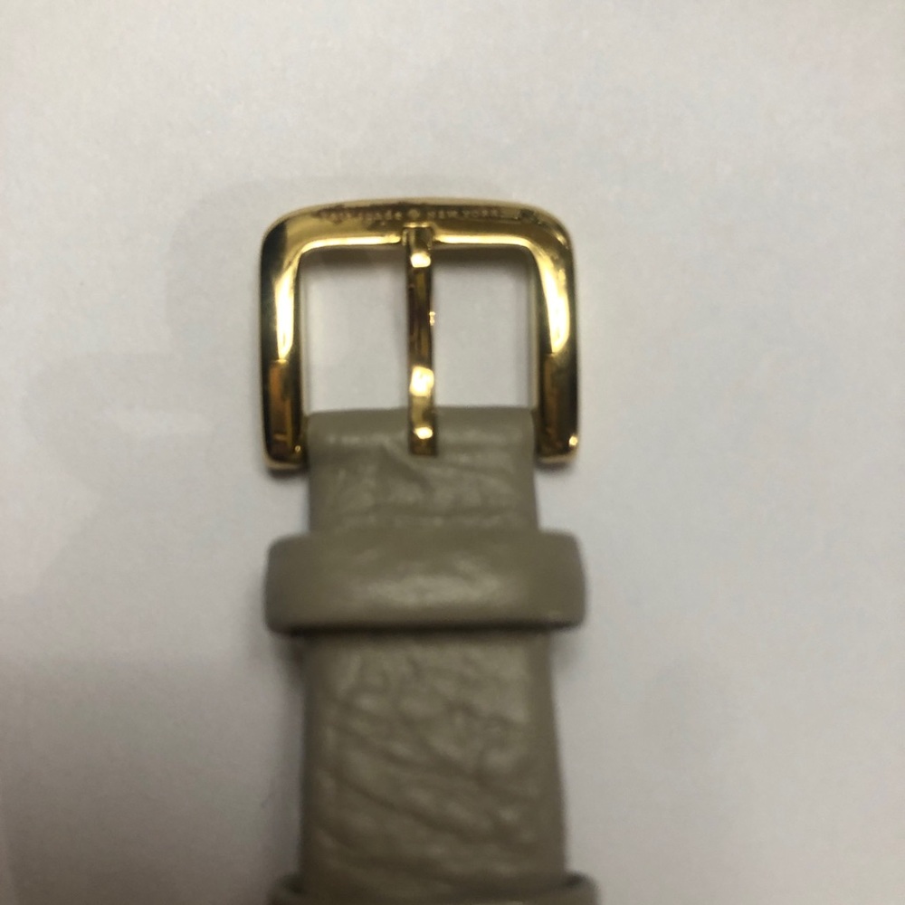 Kate Spade Sign Post Metro Series Real Leather Wristband 34mm Round Watch - Picture 7 of 11